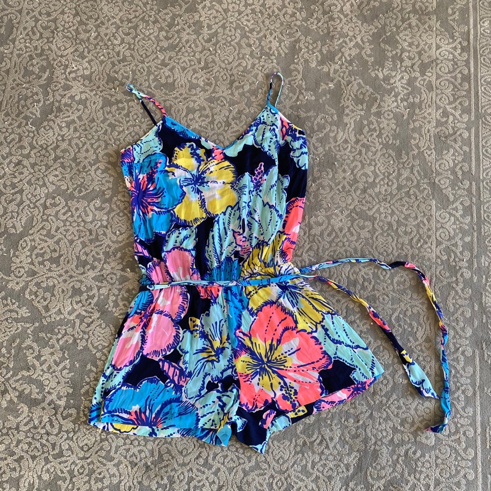 Lilly silk romper